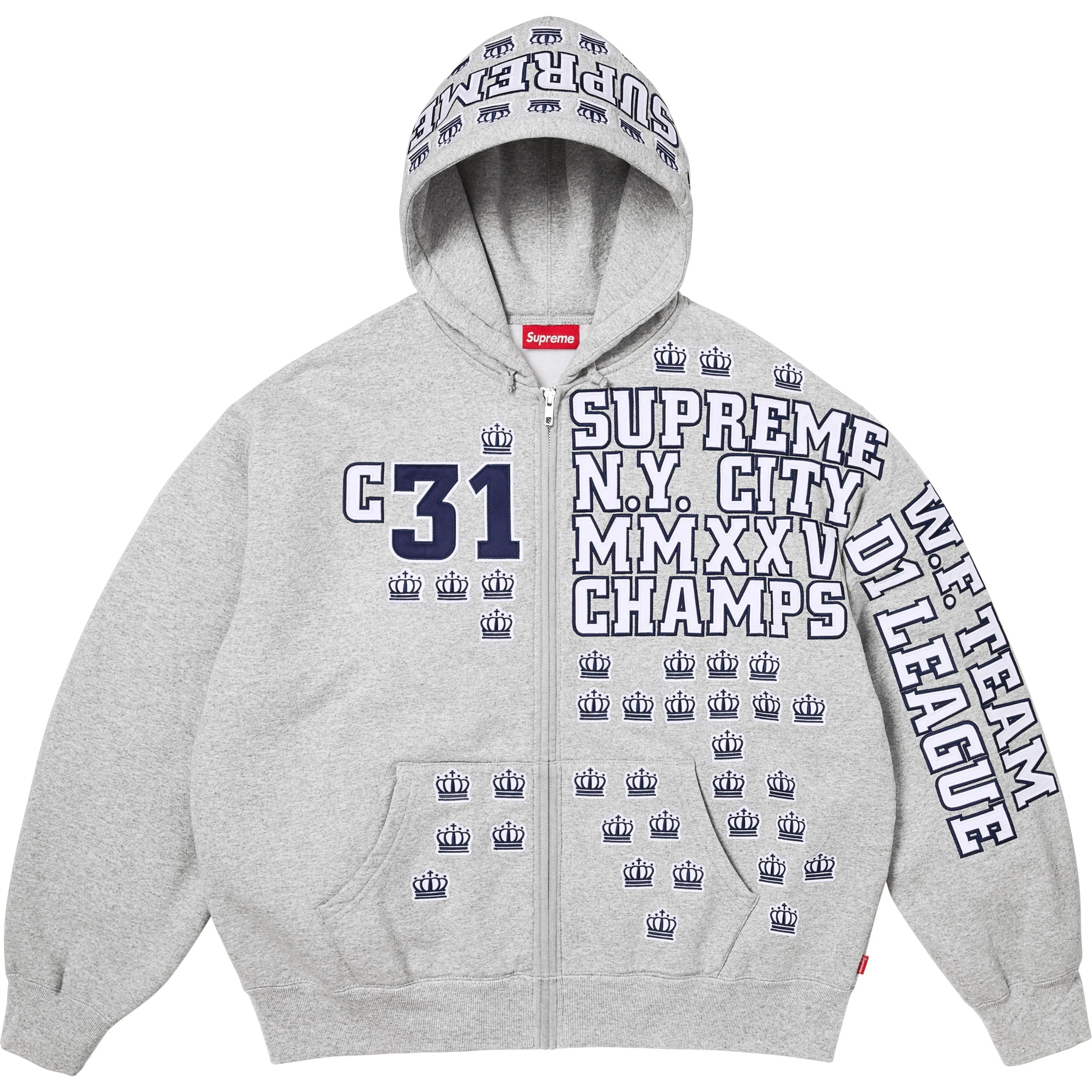 League Champs Zip Up Hooded Sweatshirt view 2